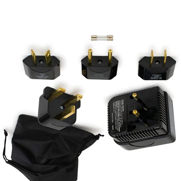 Miami CarryOn Step-down Travel Voltage Converter and Adapter Kit with Pouch *NEW - Picture 3 of 8
